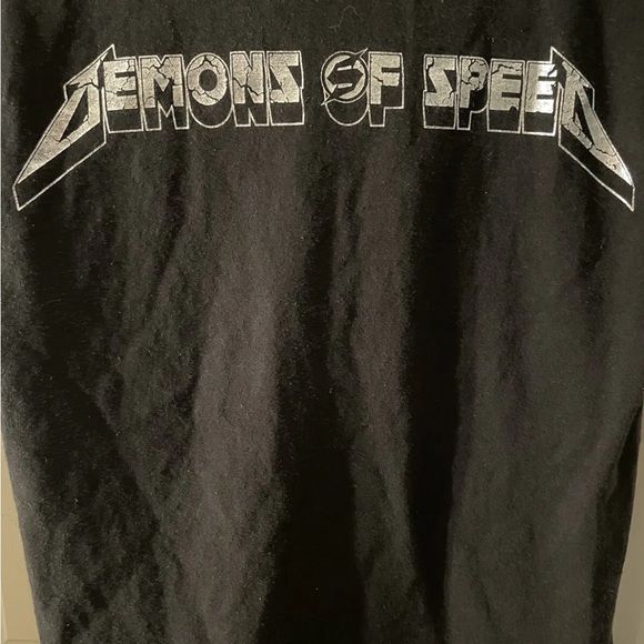 SLEDNECKS SNOWMOBILE Lot Of 2 BLACK T-SHIRTS Graphics Size Medium - Picture 4 of 10